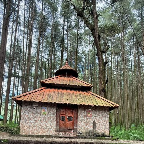 Devalsari Koneshwar Mahadev Temple and Nag Tibba Trek route view in Uttarakhand